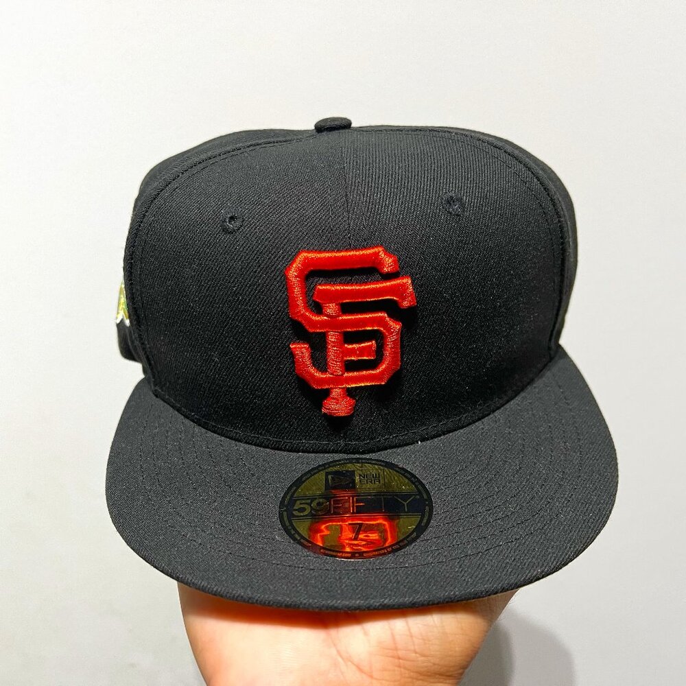 San Francisco Giants MLB NE World Series 2012 Black Orange Fitted Hat - New